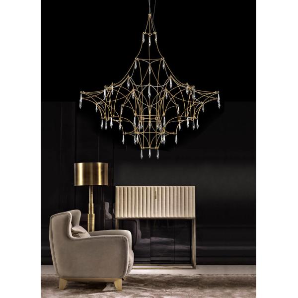 Итальянский простой свет Кристл комнаты прожития виллы винодельни света звезды светляка люстры искусства