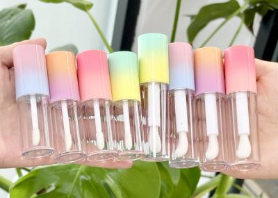 Empty 4ml 6ml Makeup Packaging Heart Shape Luxury Containers 6ml Big Brush Lip Gloss Tubes