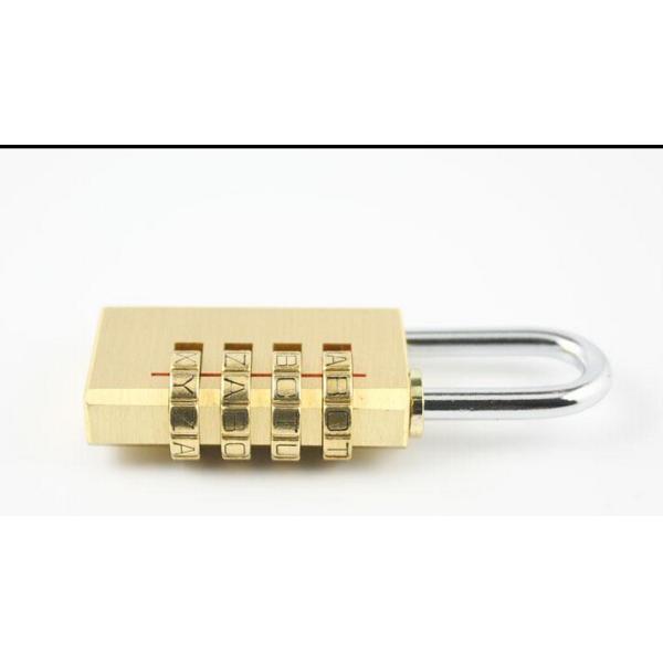 4 Digital English Letter Brass Combination padLock big Size English alphabet Brass PadLock
