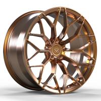 O monoblock de bronze escovado 21 polegadas forjou a roda para Ferrari 458 bordas de 1 liga da parte