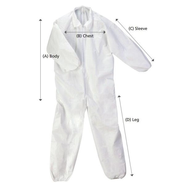 Breathable Welding 45gsm Medical Protective Coverall