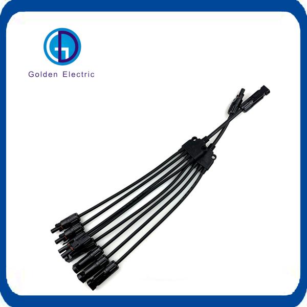 4 Input 1 Output Connector with Branch Cable UL94V-0 Flame Class and High Power