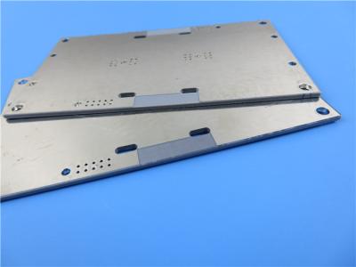 Espessura híbrida da placa 15mil do PWB da micro-ondas TC600 com prata da imersão