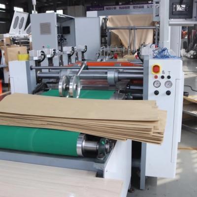 4 Color Square Bottom Paper Bag Machine 50HZ , Cement Paper Bag Making Machine