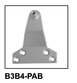 Automatic Cabinet Door Closer Parallel Arm Bracket Aluminum Alloy 30x30 Door Closer Accessories