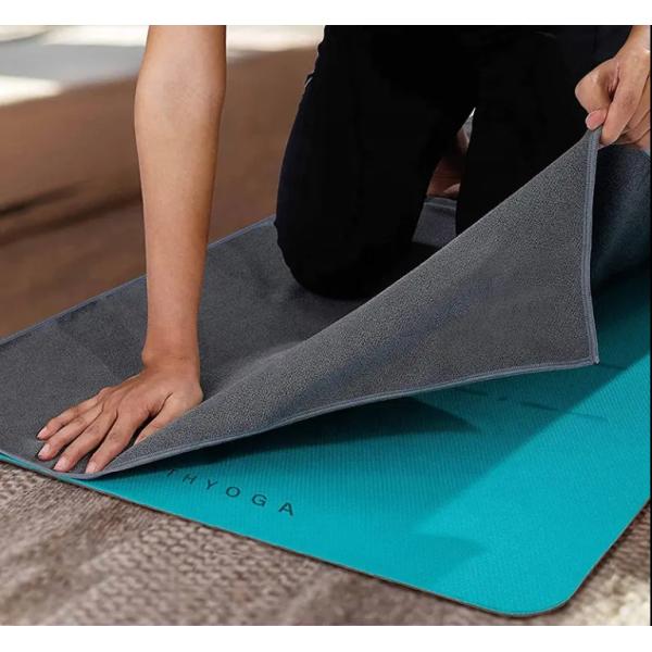 Microfiber Custom Print Hot Yoga Mat Gym Hand Anti Slip Towel With Logo Microfiber Yoga Towel