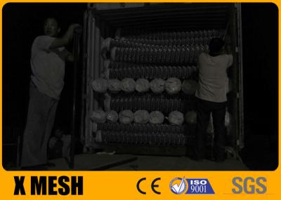 O vinil de Mesh Fencing 5ft do elo de corrente de Diamond Spacing 50mm revestiu