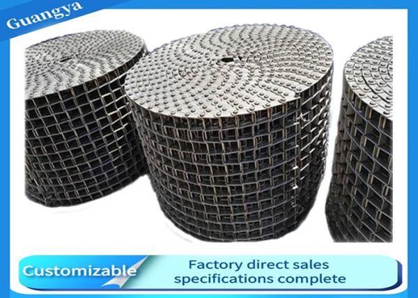 Iso9001 316L Stainless Steel Honeycomb Wire Mesh Conveyor Belt Alkali Resisting