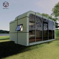 Casas prefabricadas de cápsulas de maçã dobráveis Espaço de vida