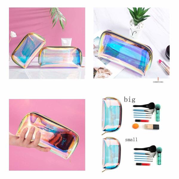 Rainbow Laser Hologram Cosmetic Bag