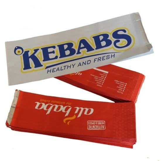 Custom Printed Recyclable Kraft Paper Aluminium Foil Heat Seal Bag Food Packaging Pouch Bag