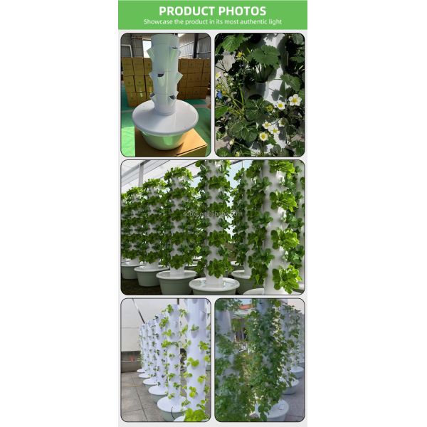Vertical Farming LED Grow Lights Hydroponic Tower 30L 5 Layer  Growing Hydroponic Cultivation