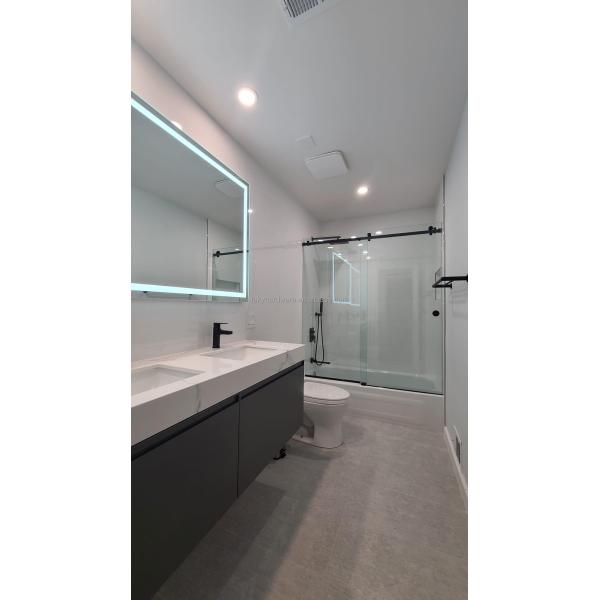 Sistema de deslizamiento de puertas de vidrio único de 60 kg de alta carga con vidrio seguro de 10-12 mm de espesor