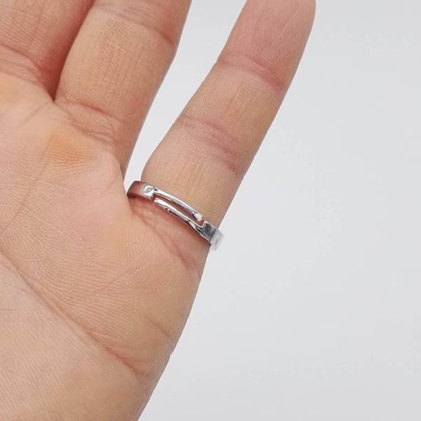 Unique Love Wish Pearl Bead Ring Cage Design Adjustable Women or Men Ring