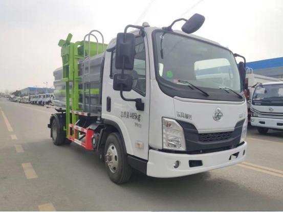 6.5CBM Rear Loader Garbage Compactor Truck Euro 3 4 5 6 Emission Standard Advanced Technology