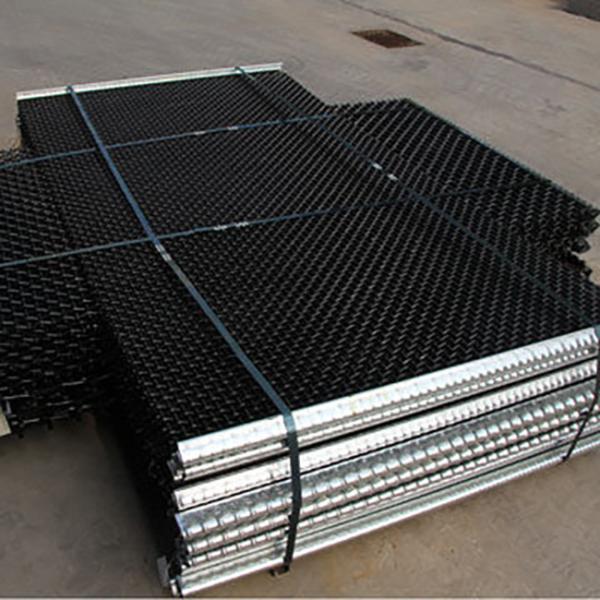 Quarry Industrial Filter Mesh / Rock Screen Mesh High Manganese 65Mn Steel Made