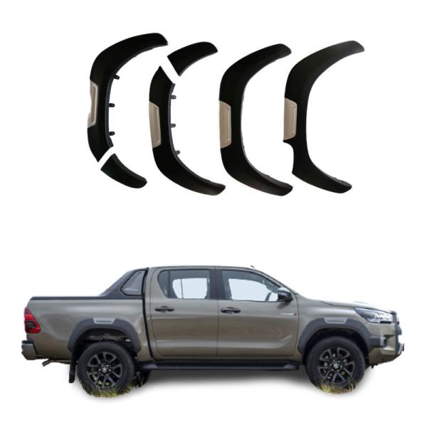 Car Accessories Truck Fender Flares Plastic OEM For Mitsubishi Triton