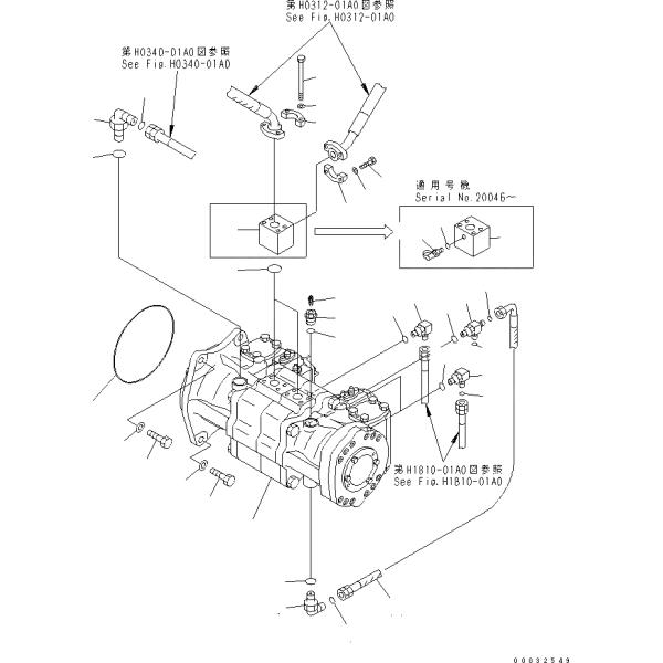 Excavator Parts 708-2L-90740 Excavator Main Pump PC800-7 Hydraulic Pump