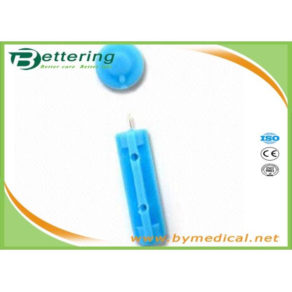 Surgical Sterile Blood Collection Supplies , Plastic Twist Top Disposable Blood Lancet
