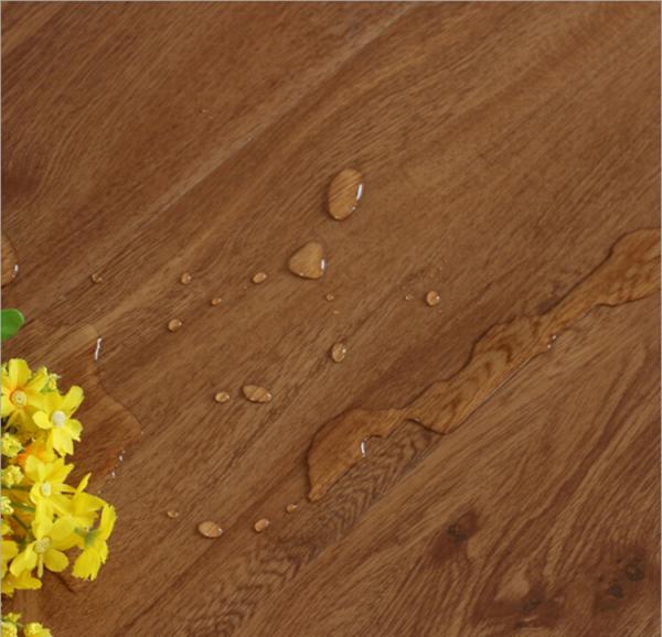 Healthy Safety Wpc Vinyl Flooring No formaldehyde Waterproof / Anti-corrosion Eco-friendly