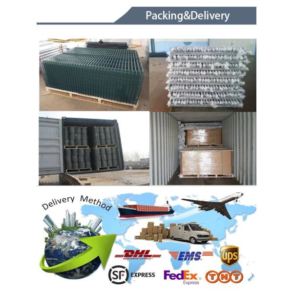 Y Type Galvanized Steel  Airport Security Fencing PVC Coated