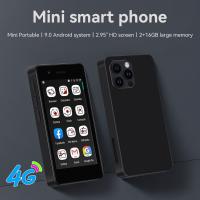 S18 4G Mini Cellulaire 2.95' 2+16GB MT6737 Dual SIM 5MP Caméra arrière Android 9.0 Type-C