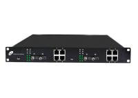 Ring Ethernet Fiber Switch de cascade contrôlé IP30
