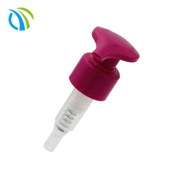 Red 0.2ml SGS 28/410 Lotion Bottle Pumps 28mm Standard Lotion Pump