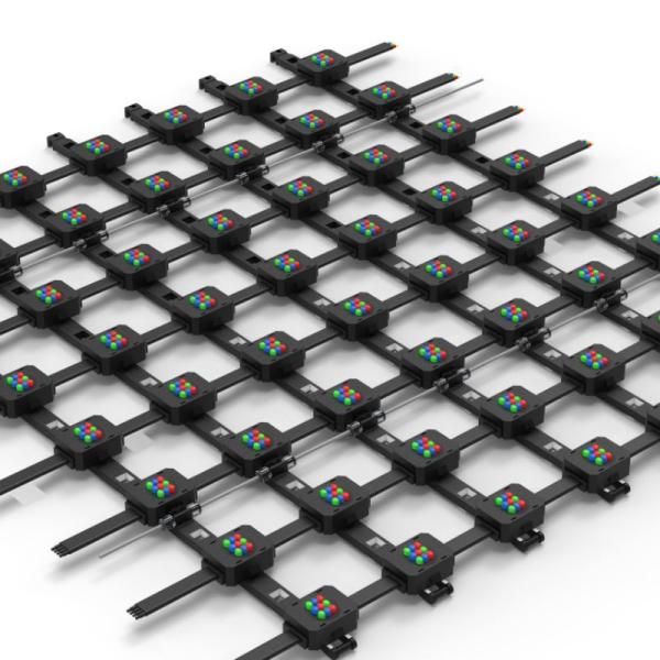 High brightness  high-definition waterproof 9-light LED grid screen project lighting grid screen