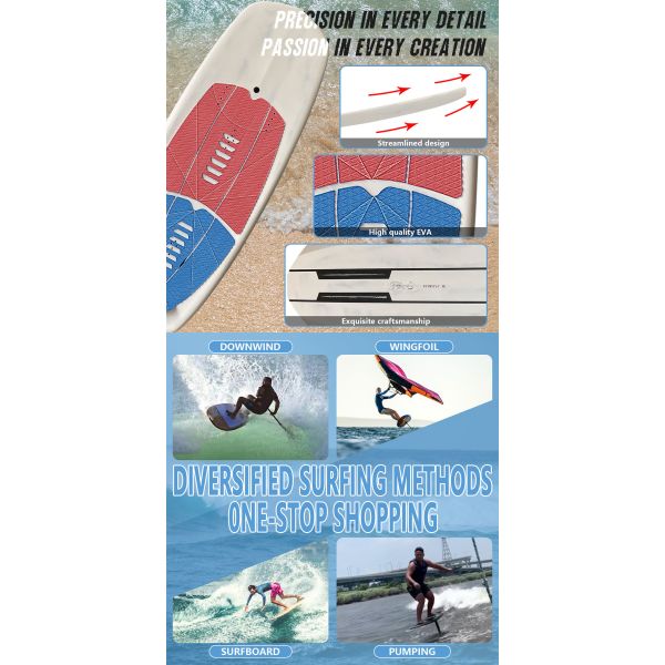 OEM Customized Carbon Foil Board Kitesurfing Pumping Foil Board Wingfoil