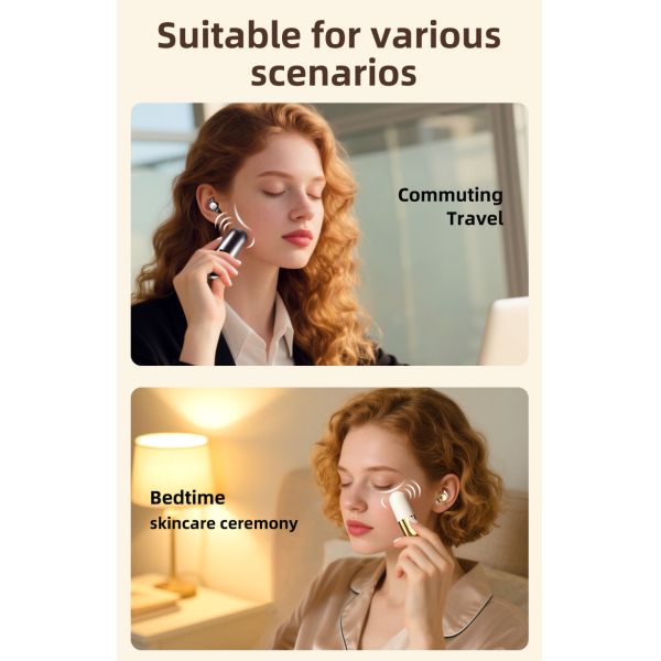 Bluetooth 6.0 Wireless Earbuds with Vibration Massage Function and Skin-Friendly Material for Comfortable Use