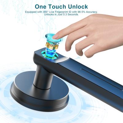 Bloqueio de porta de impressão digital inteligente, sem chave, Bloqueio de porta biométrico, Bloqueio de porta biométrico, Bloqueio de porta de quarto / escritório