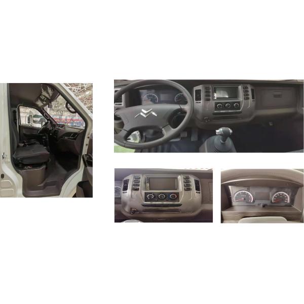 Большая грузовая коробка 18м3 Электрические грузовые тележки EV Закрытая легкая тележка контейнера