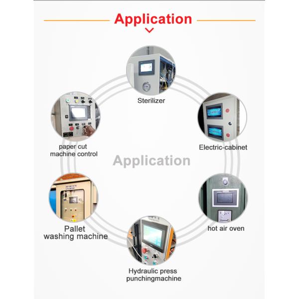 Регулятор Plc пульта управления RS232 800x480 промышленный цифров дюйма HMI Modbus 5