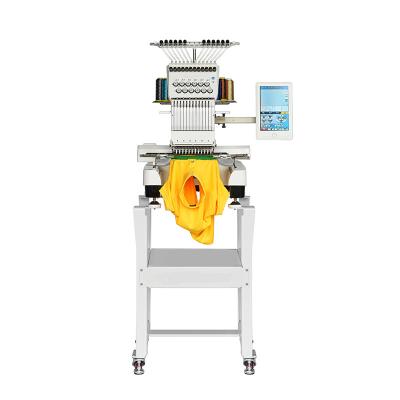 Single Head 12 Needle Computerized Embroidery Machine For Home Sewing