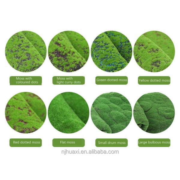Simulation Moss Flocked Turf Plant Wall Greenery Artificial Decoration Fake Moss