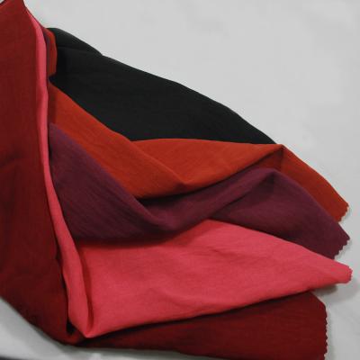 150cm Width 100% Polyester Spandex CEY Plain Dyed Fabric For Dress Clothes