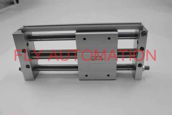 Type règle à calcul de cylindre sans tige de couple magnétique/série CY1L20L-150 CY1L de roulement à billes