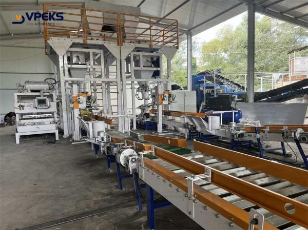 Industrial 10-50 Bags/min Soil Automated Bagging Packing Machine
