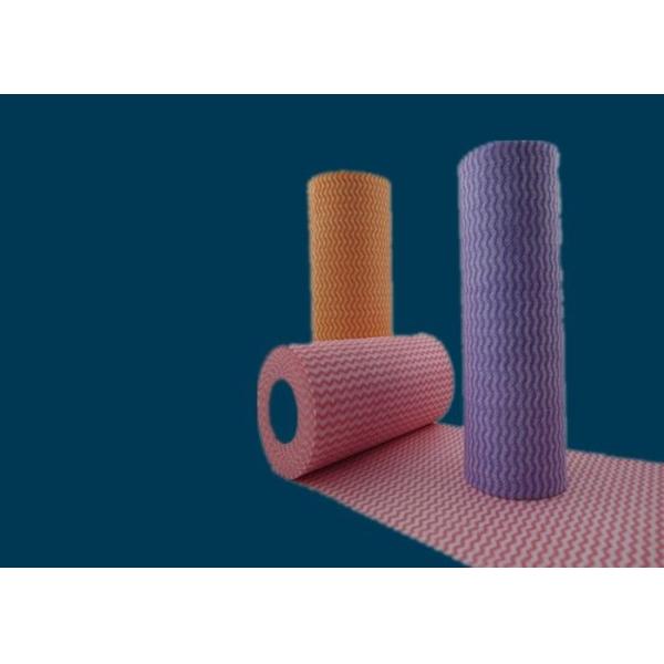 Spunlace Nonwoven Industrial Wipes Kitchen Cleaning Cloth with Silk Screen Printing