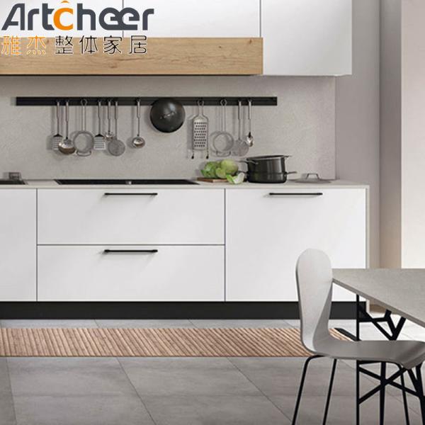 Modern Kitchen Cabinets with Wall Cabinet Shelf Storage and E0 Grade Wood Melamine Design