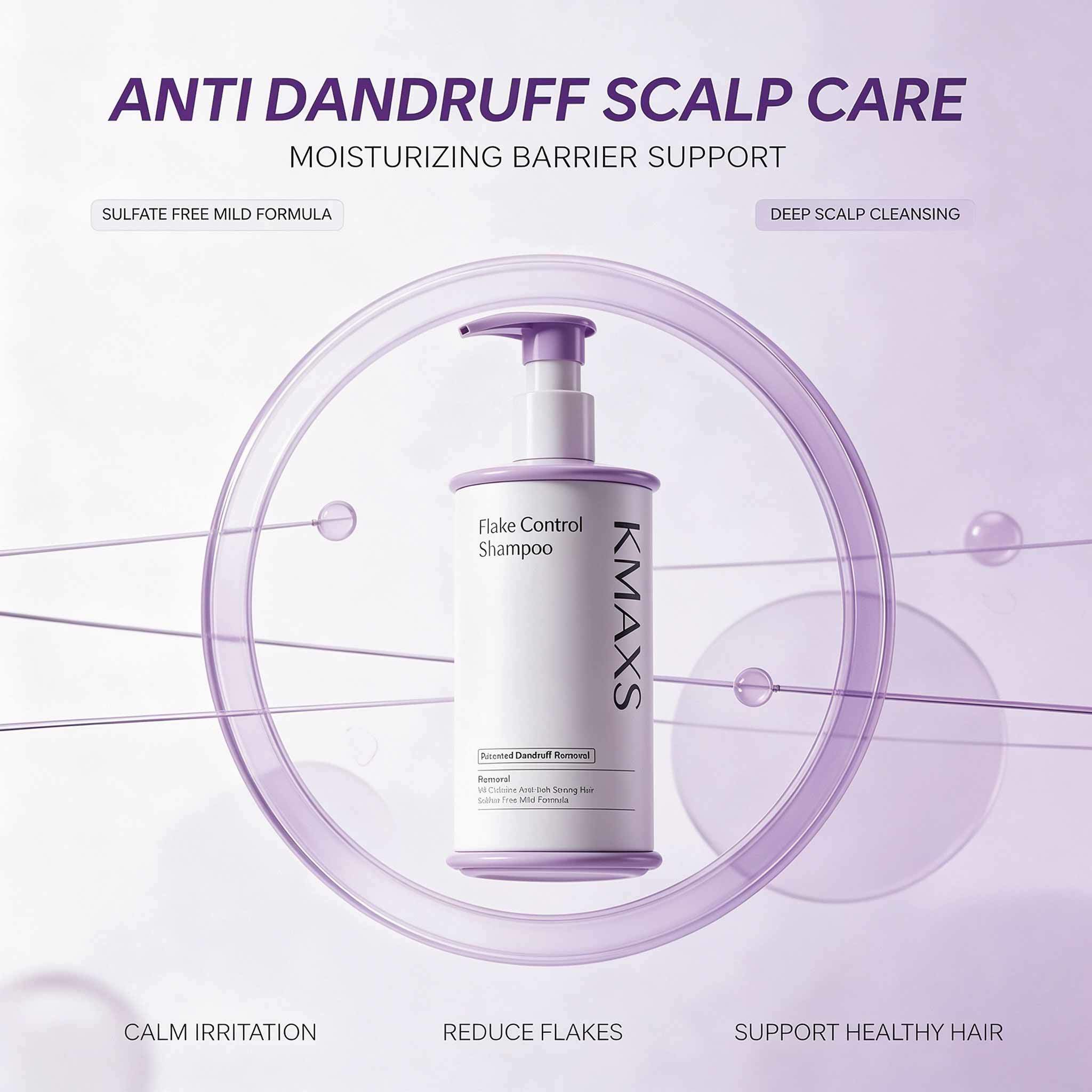 ODM Sulfate Free Private Label Dandruff Shampoo Moisturizing Shampoo For Dry Scalp