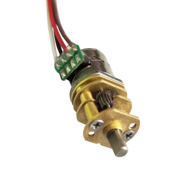 Мотор диаметра SM08-GB10 8mm двухполярный stepper с коробкой передач вала d