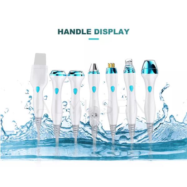 Машина красоты сини льда H2O2, Aqua кислорода слезает машину Hydrodermabrasion лицевую