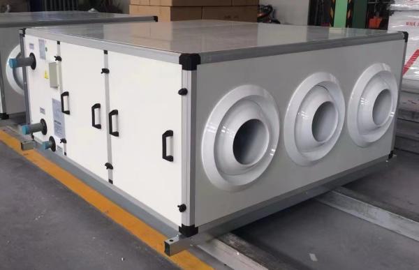 4 Rows-8 Rows Commercial HVAC Air Handling Units size Customized