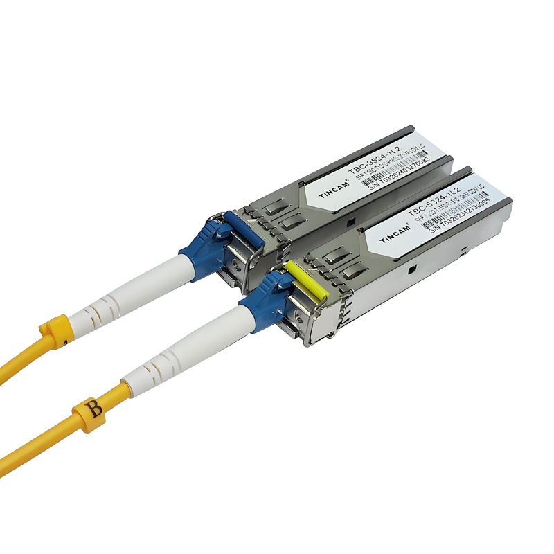 1.25G SFP Optical Transceiver Single-Mode Single-Fiber 20km 1310/1550nm Bi-Directional LC Interface DDM TBC-3524-1L2/TBC-5324-1L2