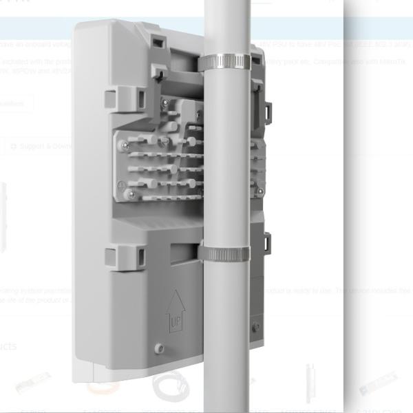 Mikrotik CRS318-16P-2S OUT 18-Port Outdoor Switch com 2 portas WAN e 16 portas Gigabit PoE-Out