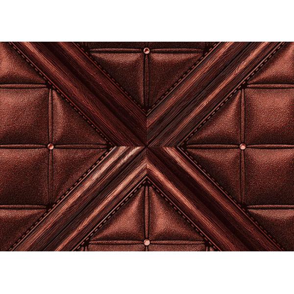 Concise European Style Living Room Wallpaper For Background , OEM Service