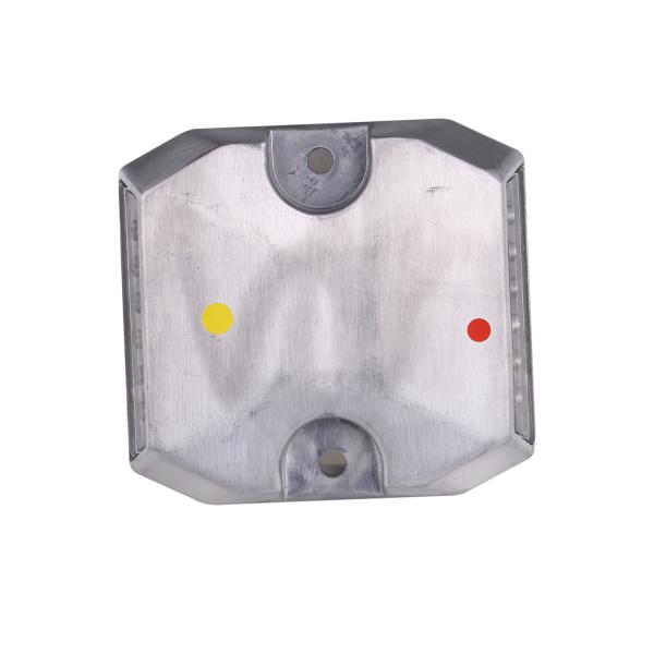 DC24V Solar LED Road Studs PC UV 5000mcd Aluminium Led Road Studs For Tunnel