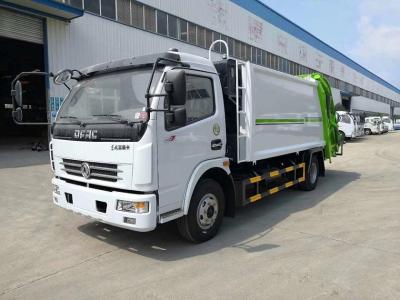 Caminhão traseiro de 5 toneladas 4 x 2 Dongfeng 120hp 5CBM do compressor do lixo da carga